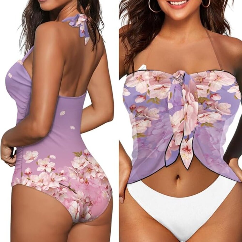 Bikini Set for Women Swimsuit Coverup Bathing Suit - Picture 2 of 5
